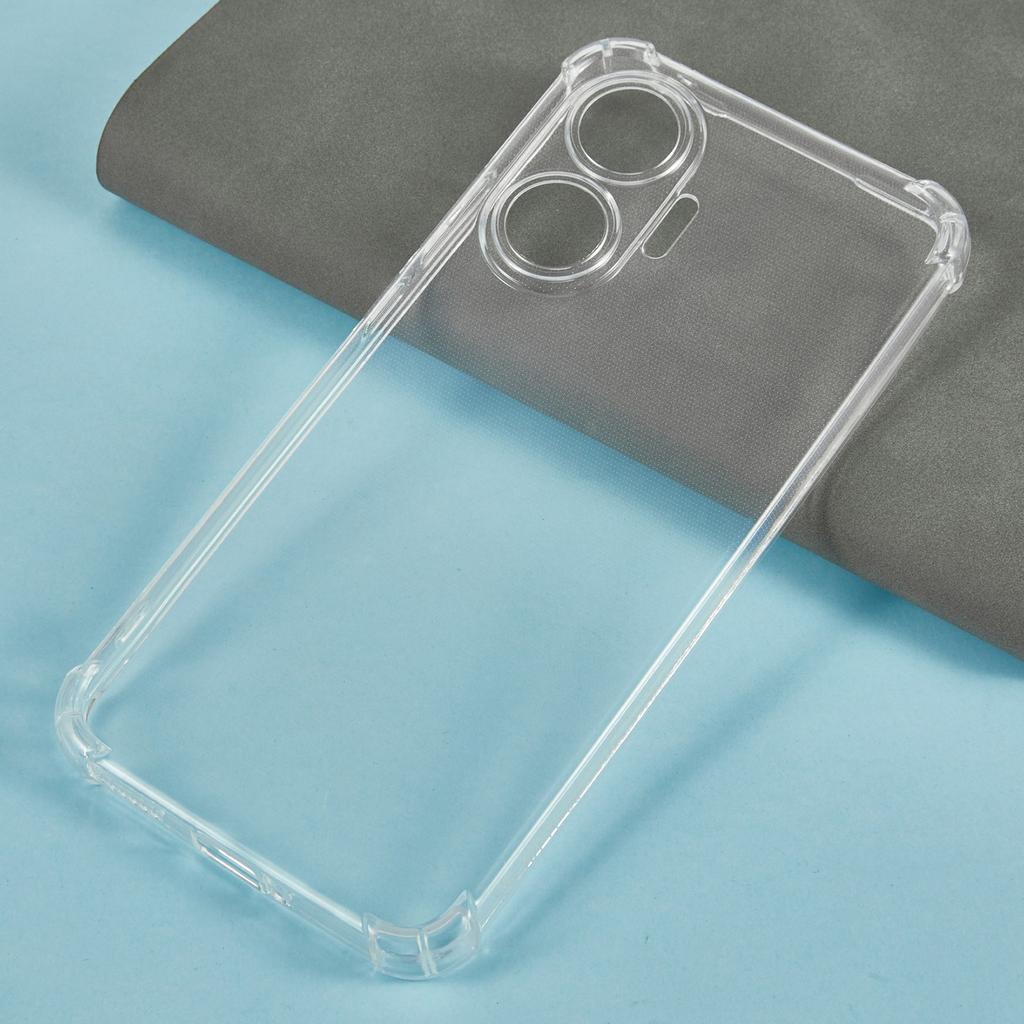 Etui na telefon Xiaomi Poco F7 5G/Redmi Turbo 4 Pro 5G Wzmocnione cztery rogi Odporne na upadki Przezroczyste etui z TPU