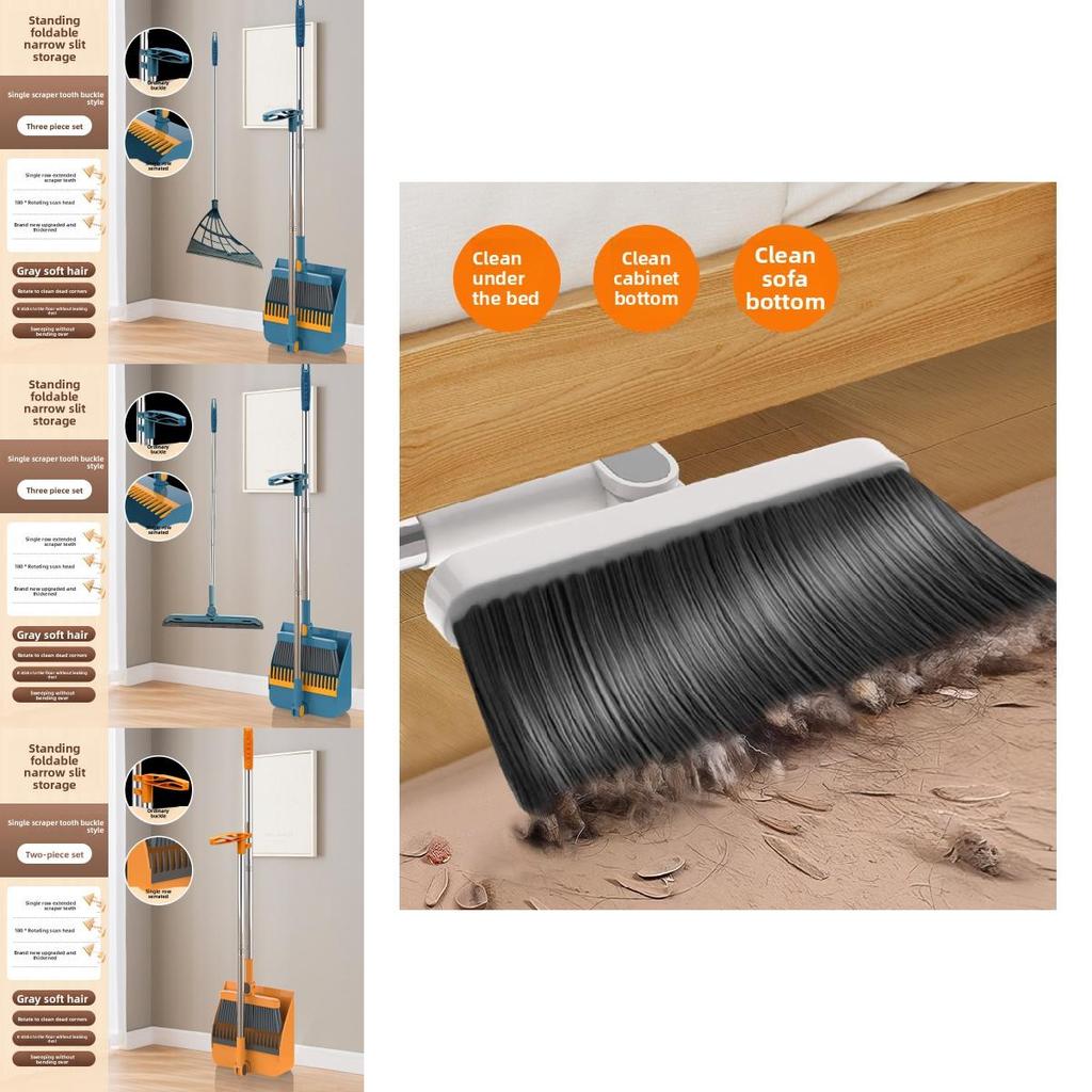 Kunststoff Besen Kehrschaufel Kombi Mit Haarresistenter Bürste Für Haushalt Und Gewerbe