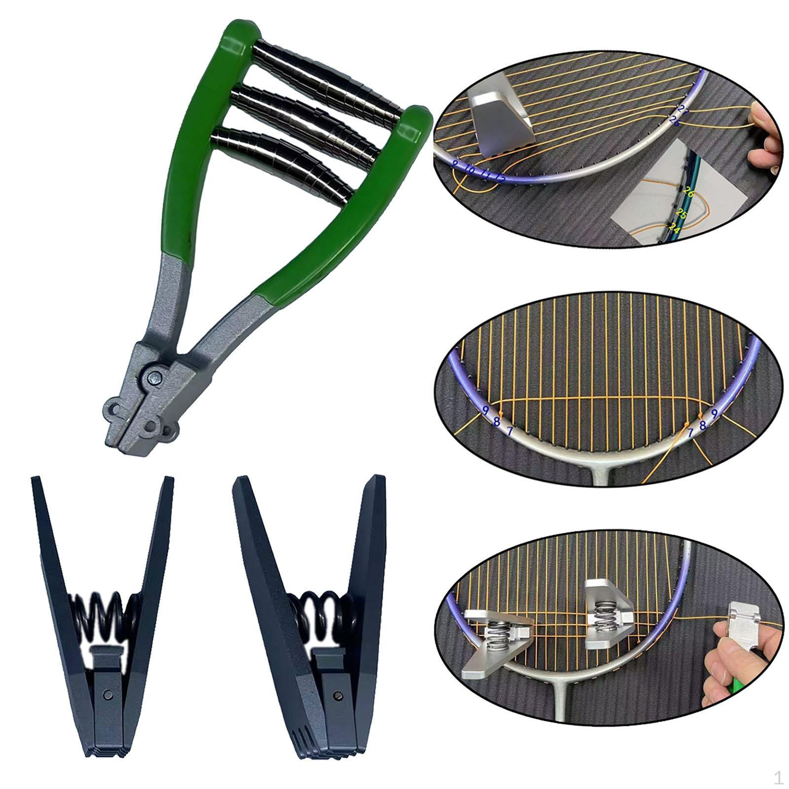 

Домашній зажим для бадмінтону, інструмент, портативний затиск для аксесуарів для тенісних ракеток зелений