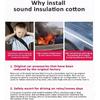 Compatible for Toyota Corolla Cross 2023 Accessories 2022 2024 Car Engine Hood Sound Front Heat Insulation Cotton Fireproof Mat Accessories(G)