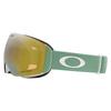 Oakley Flight Deck M Matte Sage Gold Iridium Free Size Goggles, Jade/Prizm Lens,