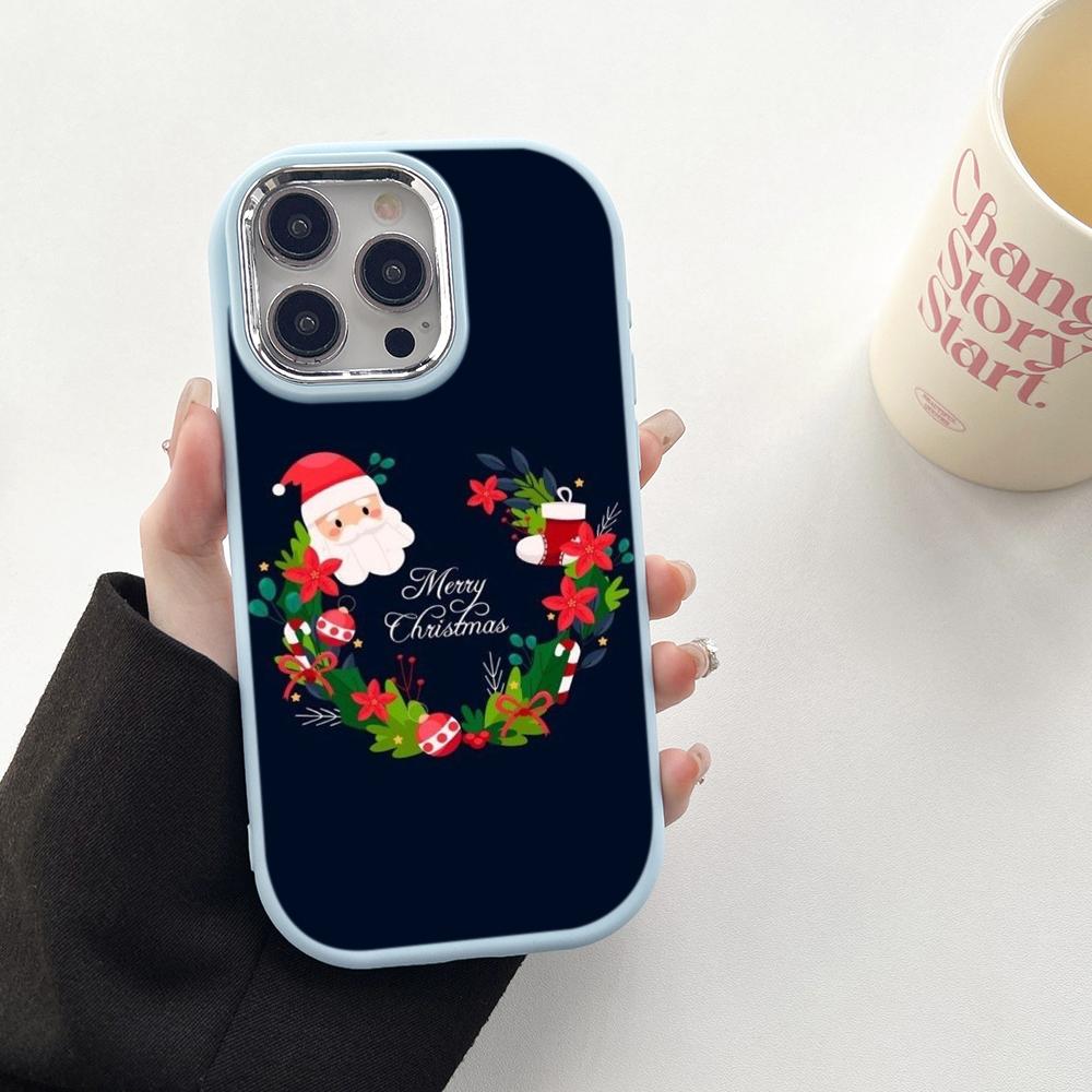 N108 Happy New Year Christmas design Soft Phone Cases для Samsung S24 S23 A15 A35 A54 — фото 18