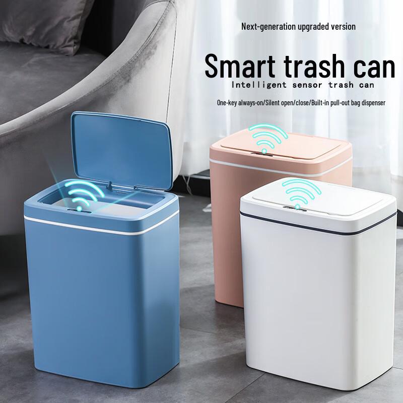 Smart Sensor Foot-Kick Trash Can