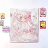 Anime Cute Cat Girl Wall Tapestry Hippie Flower Art Wall Hanging for Dorm Bedroom Decor