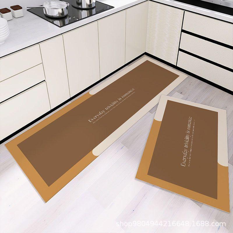 Diatom Mud Floor Mat For Kitchen, Non-Slip And Oil-Proof Foot Mat For Household Wiping, Leave-In Absorbent Carpet Can Be