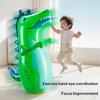 Dinosaur Inflatable Tumbler Toy Tear-resistant PVC Bounce Back Design for Toddlers Home Daily Interactive Play Gift