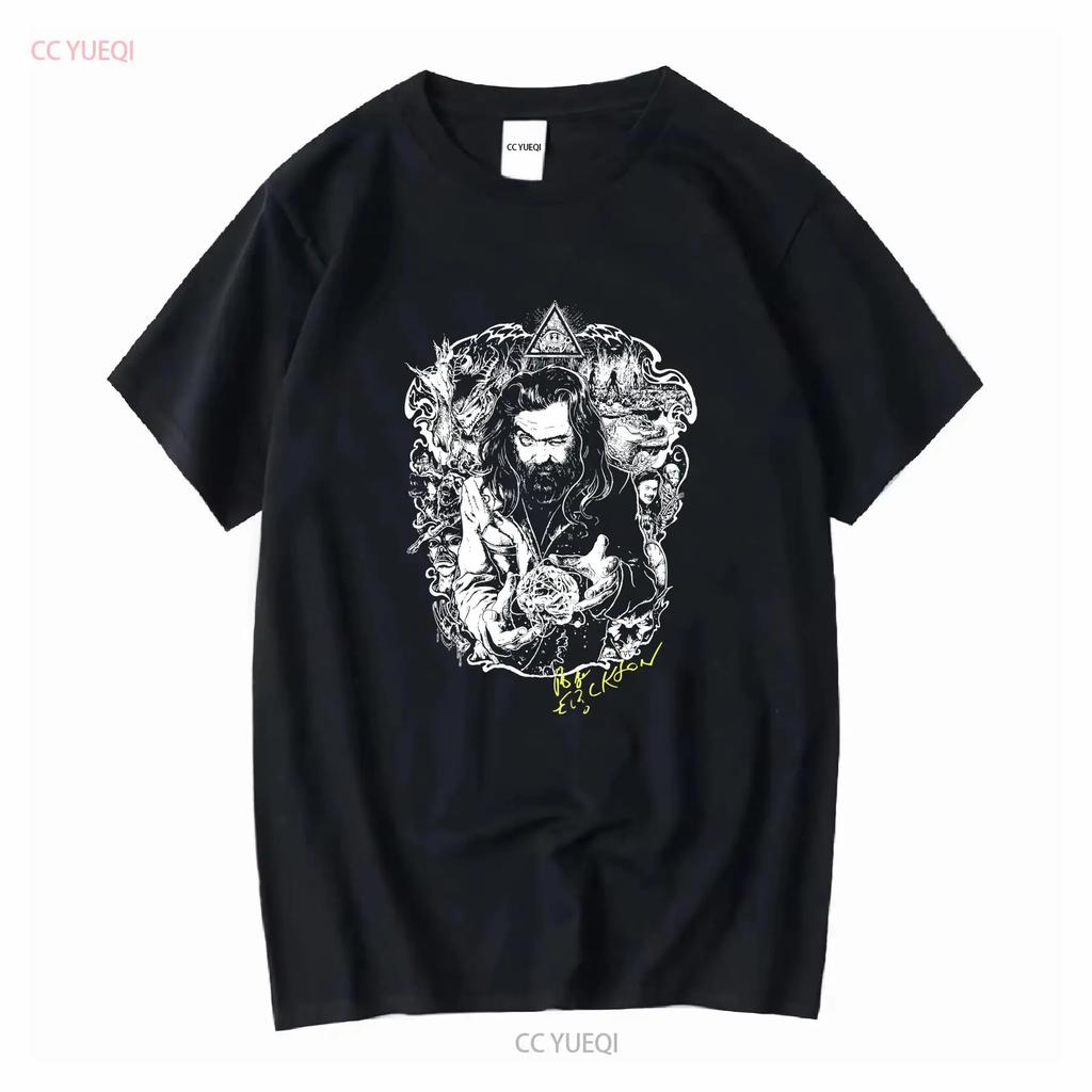 Vintage Roky Erickson For Fans Cotton Full Size Black T Shirt C721 Long Sleeves Vintage Washed Designer Clothes Unisex Graphic