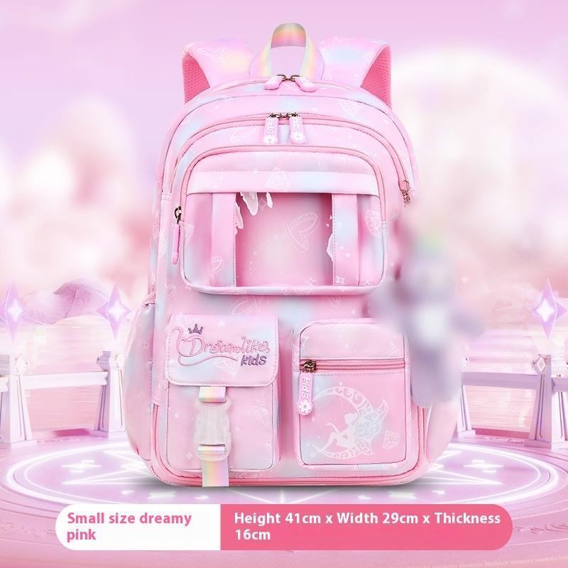 

Kids Backpack For Girls - Middle School & Elementary School, Cute Kawaii Backpack, Pink Purple Toddler Backpack Kids Schoolbag