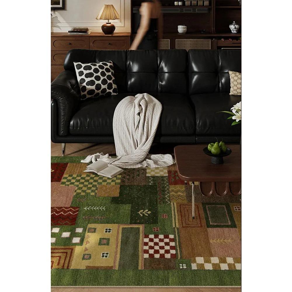 

Light Luxury Living Room Carpets Retro Ethnic Rugs Fashionable Creative Large Area Sofa Coffee Table Mats 50x80cm (19x31inch)