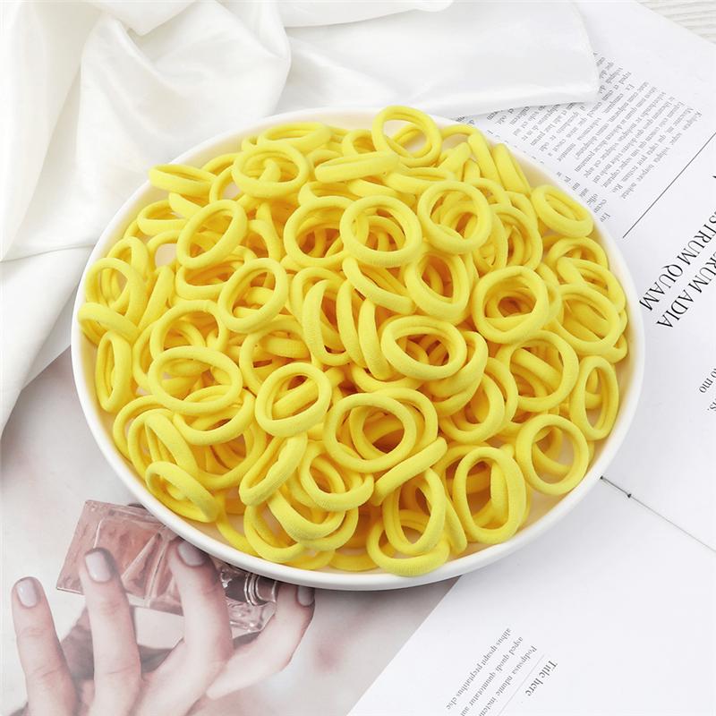 30/50/100 buc/Set Colorate Mici Elastice de Păr Fete Drăguțe Elastice de Păr cu Elasticitate Ridicată Accesorii de Păr pentru Copii Suport Coadă de Cal Bandă de Păr