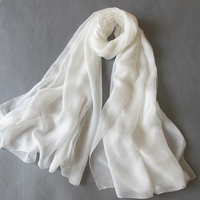 China Red Long Scarves Ladies Autumn Winter Long Design Cape New Arrival 100% Silk Shawl Scarf Thicken Chiffon Ultralong Scarves