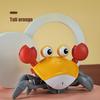 Electric Crab Toy Music USB Automatic Escape Doll Funny Kids Gift