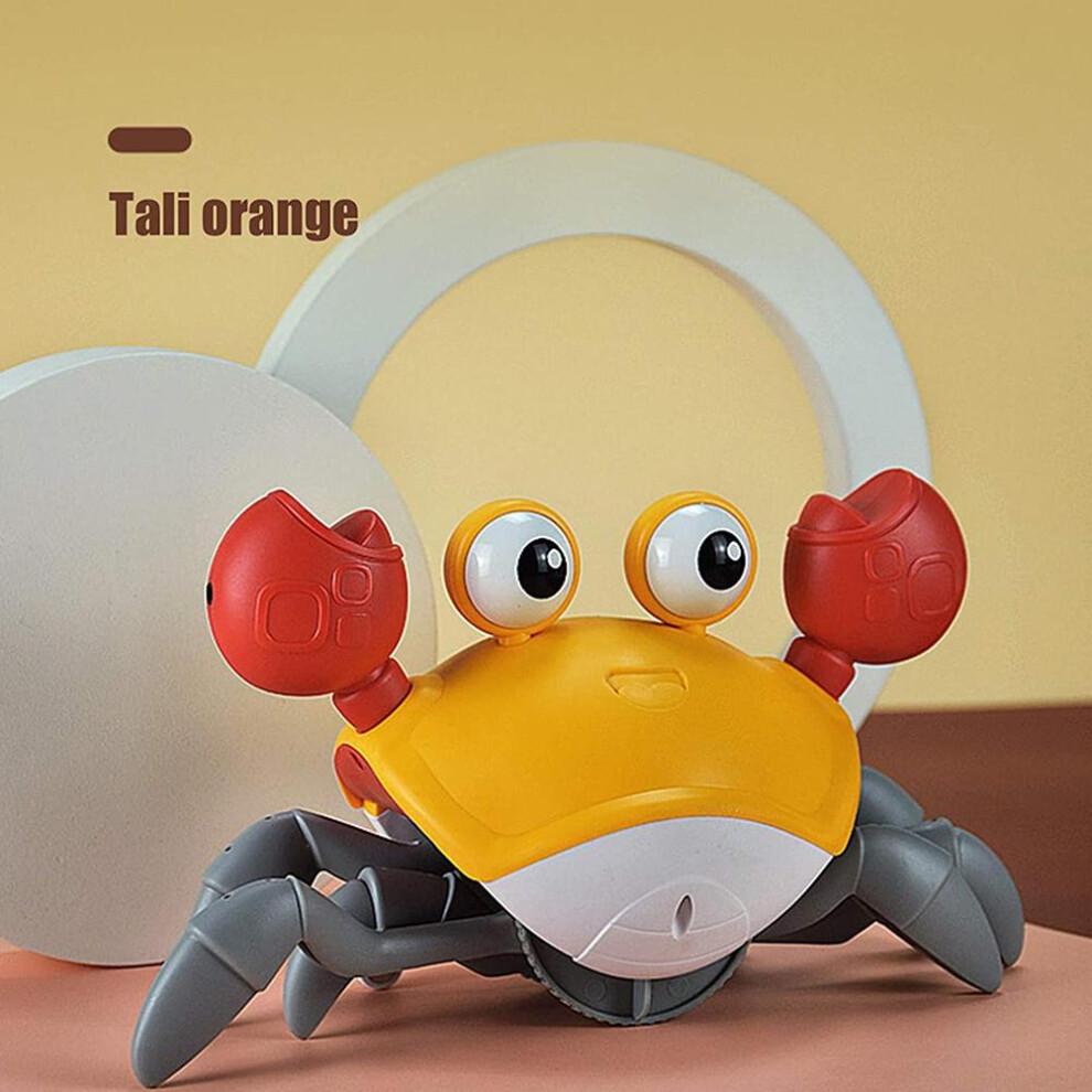 Electric Crab Toy Music USB Automatic Escape Doll Funny Kids Gift