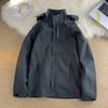 Spring and Autumn Outdoor Single-layer Thin Mountaineering Suit Windproof and Breathable Couple Trench Coat Clip