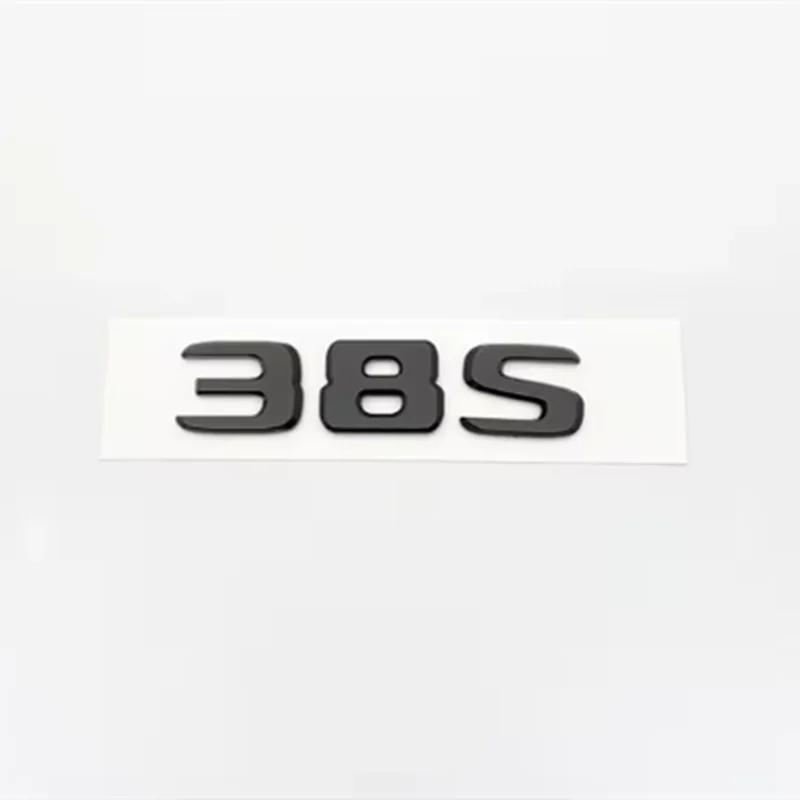 Glossy Black 50S4M 38S4M 40S 60S B550 850S ABS Emblem for Mercedes Benz Brabus S W221 W222 W223 Car Trunk Badge Logo Sticker AV1