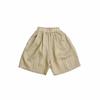 Baby Jungen Baumwoll-Leinen Gestreiftes Hemd & Shorts Set - Kurzarm Sommer Outfit