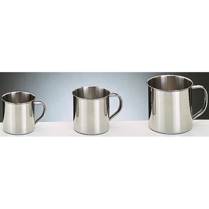 Gobelet - IBILI - 700308 - Acier Inoxydable - Argent - 8 Cm - 0,40 L