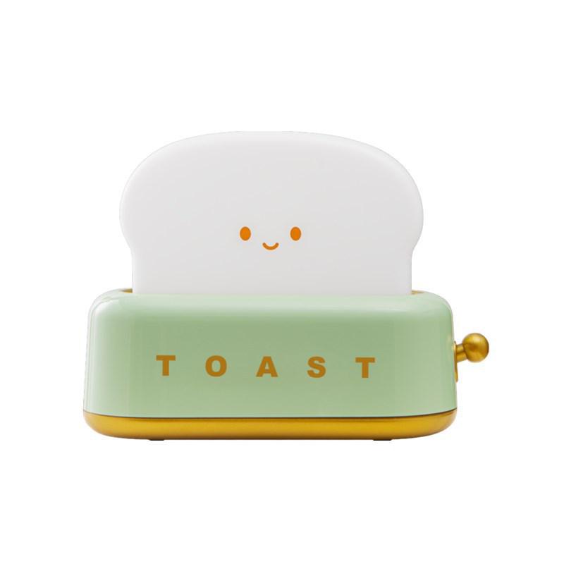 Creative Toast Bedside Lamp: Dimmable Night Light & Sleep Companion