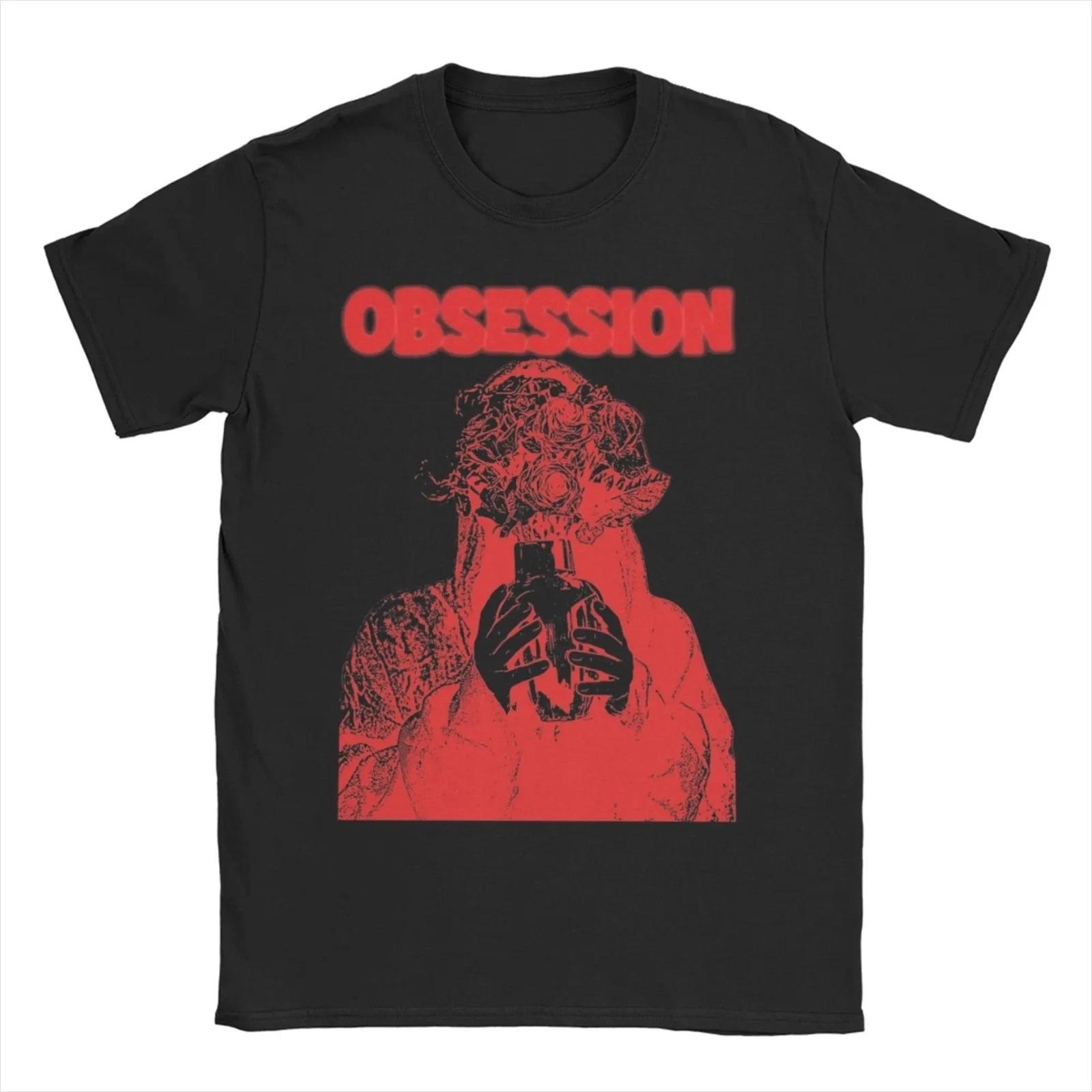 Футболка Obsession 2026 Хлопок Унисекс С графическим принтом XL