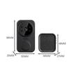 WiFi Smart Video Doorbell Set for Home Sturdy High-Definition WiFi Door Bell for Home Use