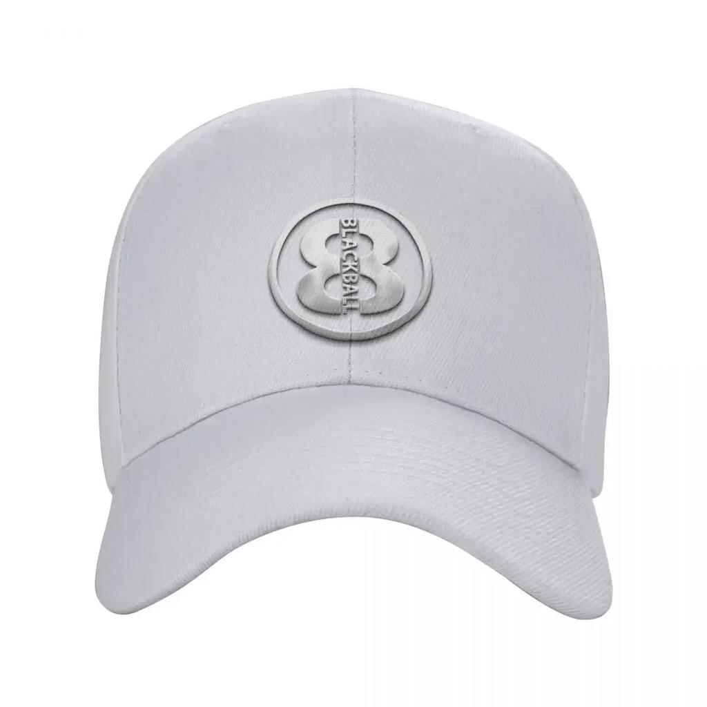 BLACKBALL SILVER Baseball Cap Vintage Party Hat Mens Hats Womens