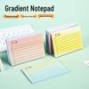 Gradient Color Tearable Sticky Notes - Minimalist Daily Planner for Students
