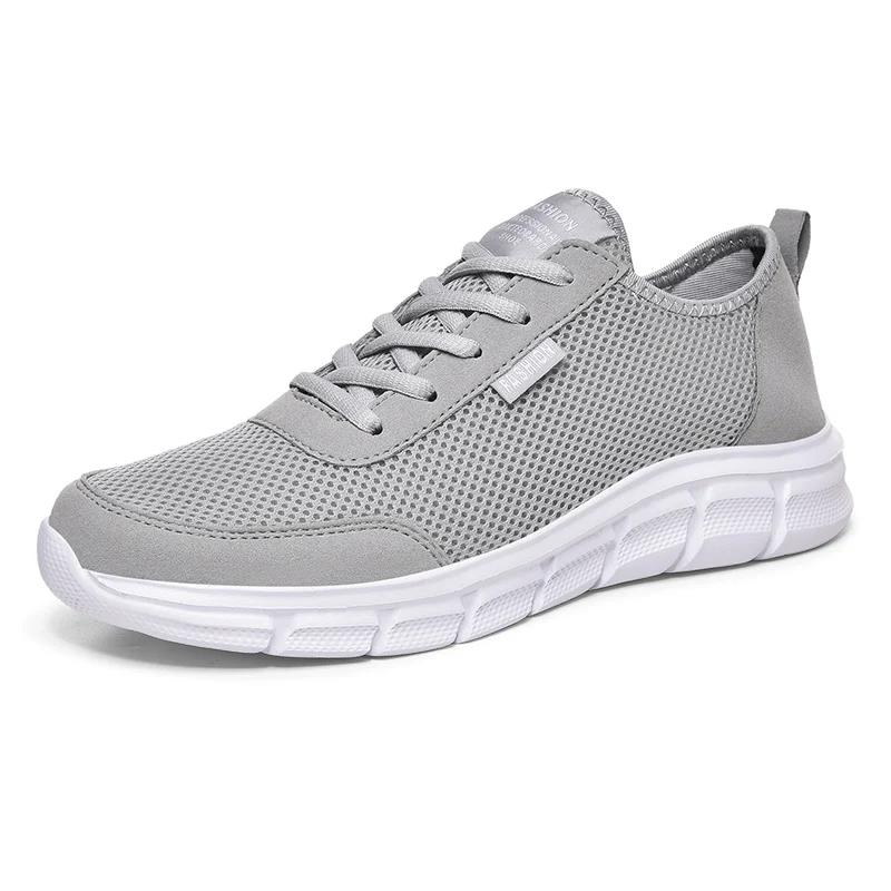 Mesh Men Shoes Lac-up Casual Shoes Men Sneakers Breathable Lightweight Footwear Comfortable Sport Trainers Zapatillas Hombre