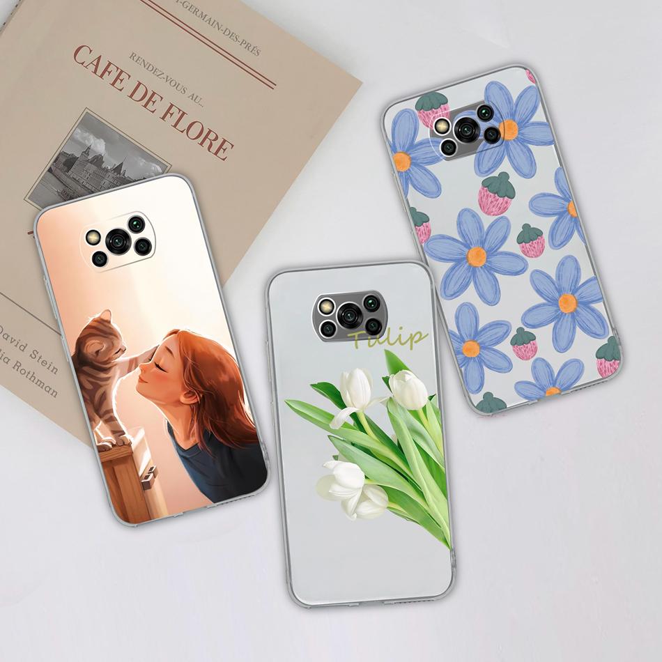 For Poco X3 Pro GT Case Creative Fun Soft TPU Silicone Clear Anti Choc Phone Back Cover For Poco X 3 Pro GT X3Pro X3GT NFC Funda