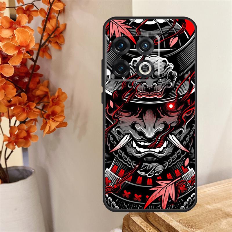 Oni Hannya Demon Mask Funda For OnePlus 13 13R 12 12R 11 10 Pro 8T 10T OnePlus Nord 4 CE 2 3 Lite N30 N20 N10 Case