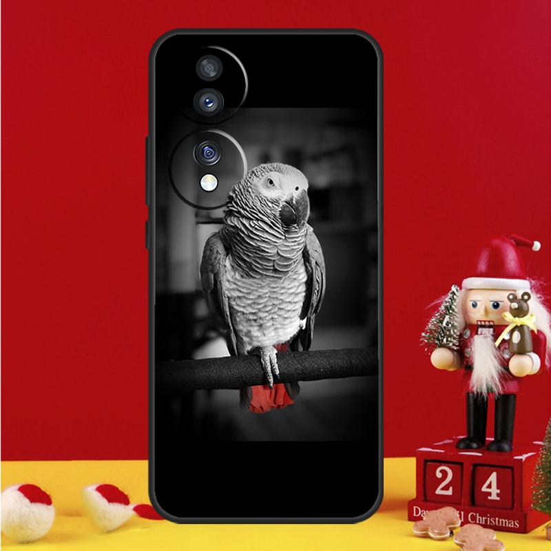 African Grey Parrot Case For Honor Magic 8 5 6 7 Pro Honor Win RT 50 70 90 200 400 Lite X8c X9b X9c X9a X9d Cover