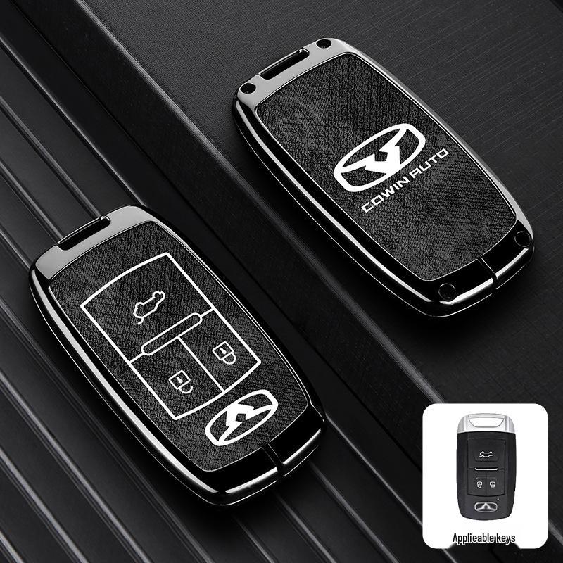 Zinc Alloy Key Shell Covers for Chery, Tiggo 8, 7 Plus - Full Coverage, 5x Anti-Drop Protection