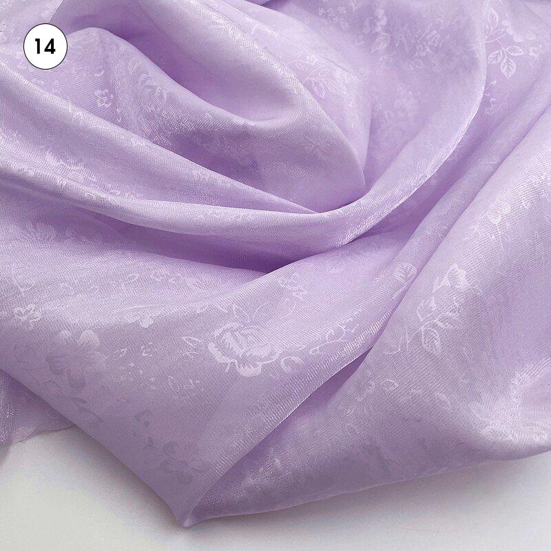 

1/2/3M Chinese Style Flower Jacquard Fabric Soft Breathable Satin Dark Fabric For Diy Sewing Cheongsam Dress Hanfu Tang Suit 1M