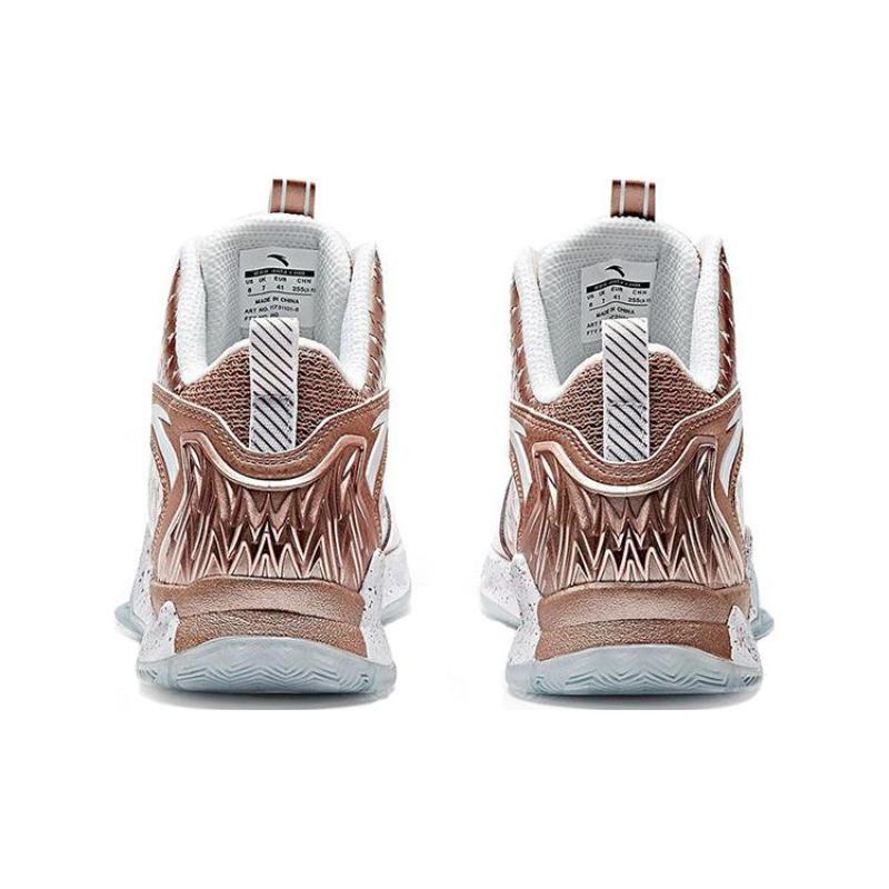 ANTA Thompson Collection Basketball Shoes Men's High top Rose Gold Sneakers