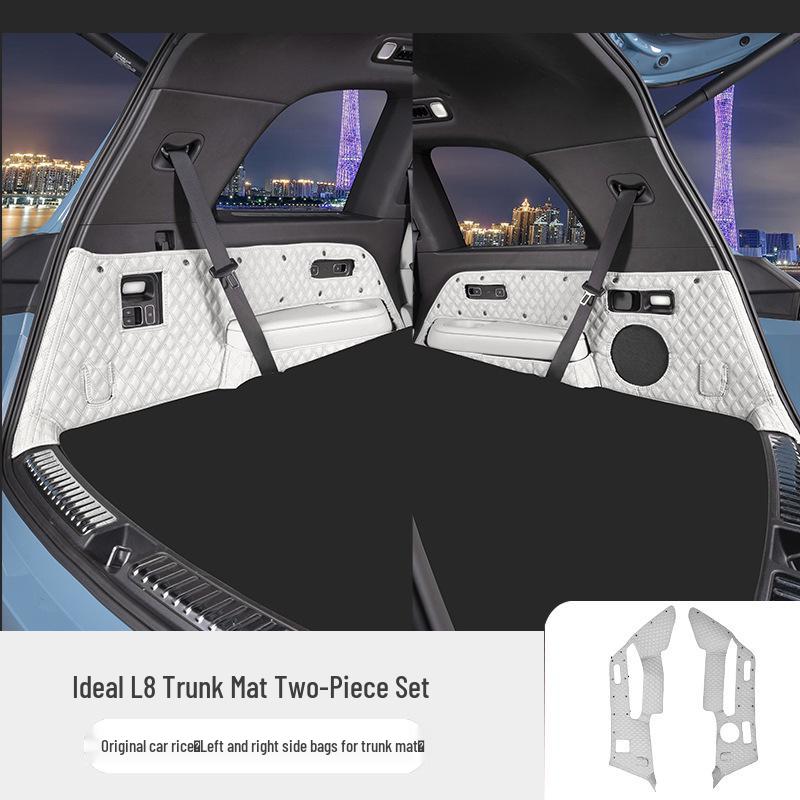 Ideal L8 Trunk Mat: Full Coverage Tail Box Liner for Car Interior Modification