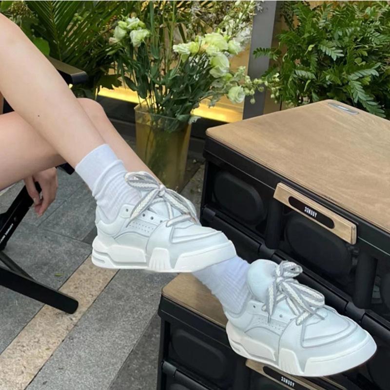 Buy Little White Shoes 2022 Autumn New Leather Shoes Women's Shoes