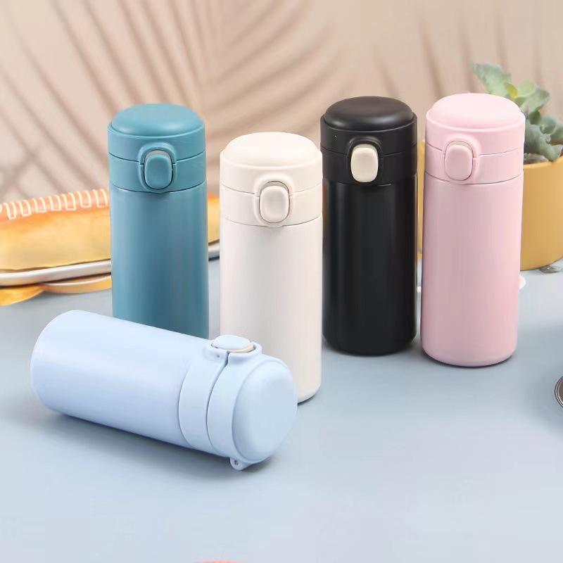 Portable Intelligence Thermos Cup 420ml Vacuum Flasks Portable Stainless Steel Thermos Cup Water Bottle Travel Tea Mug Office Thermos Cup