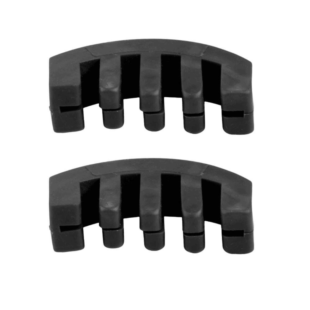 2PCS Black Color Rubber Violin Mute Rubber Silicone Violin Mute  For Violin Lovers