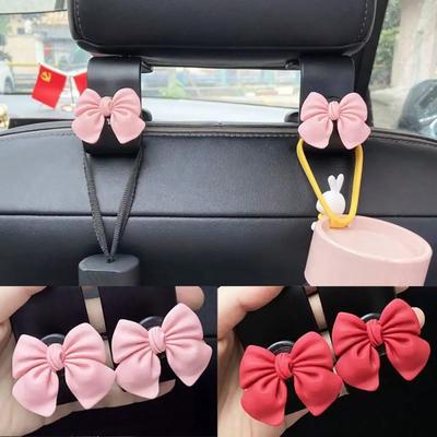 2 Pièces Crochet Arrière de Voiture en Forme de Nœud Crochet Intérieur Créatif pour Voiture Crochet de Voiture Crochet de Voiture Crochet de Voiture Rangement Dossier de Siège Auto