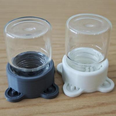 1Pcs Honey Sugar Water Can Be Fed Drectly Formicarium Farm Accessory 5Ml Glass Waterer Feeder For Ants Colony Prevent Drowning