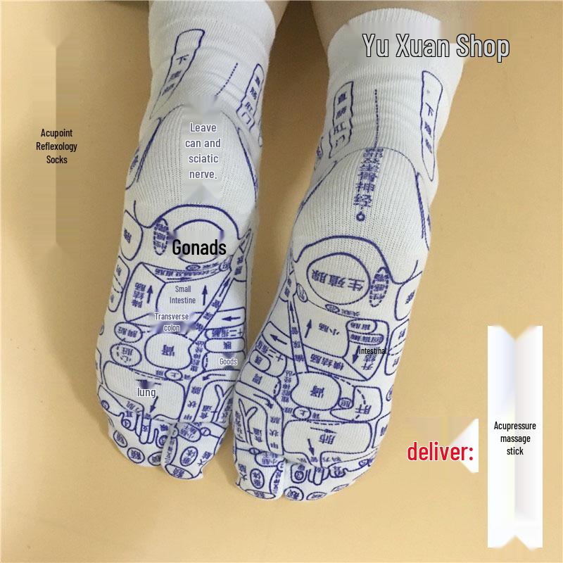 

Yimin Genuine Foot Acupoint Massage Socks - Discontinued Stock Size 35 Pair