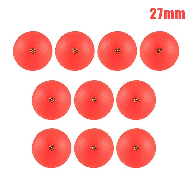 10 stk Eps Flytekule Skumkule Iøynefallende Bønner Hard Fiske Flottør Oppdriftskule Utendørs Flytende Fiskeutstyr 15Mm-36Mm