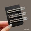 3Pcs Silver Y2k Hair Clips for Women Elegant Metal Duckbill Clip Girls Hairpins Side Bangs Barrettes Girls Hair Accessories