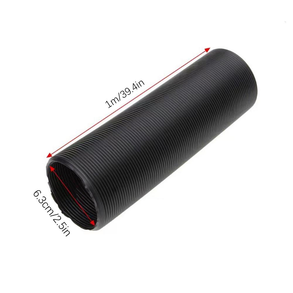 Automotive Air Intake Hose Flexible Induction Pipe Hose Adjustable Duct Tube Hose 39.3 Inch Length Car Engine Filter Air Intake 63mm