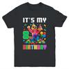 Its My 8th Eight Birthday Building Brick 8 Eight Old Boys Shirt Kid Short Sleeve Tee