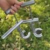 Plant And Fruit Tree Seedling Transplanter T-Handheld Seedlings Garden Barrel Digging Transplanter Planting Tool Soil Sampler