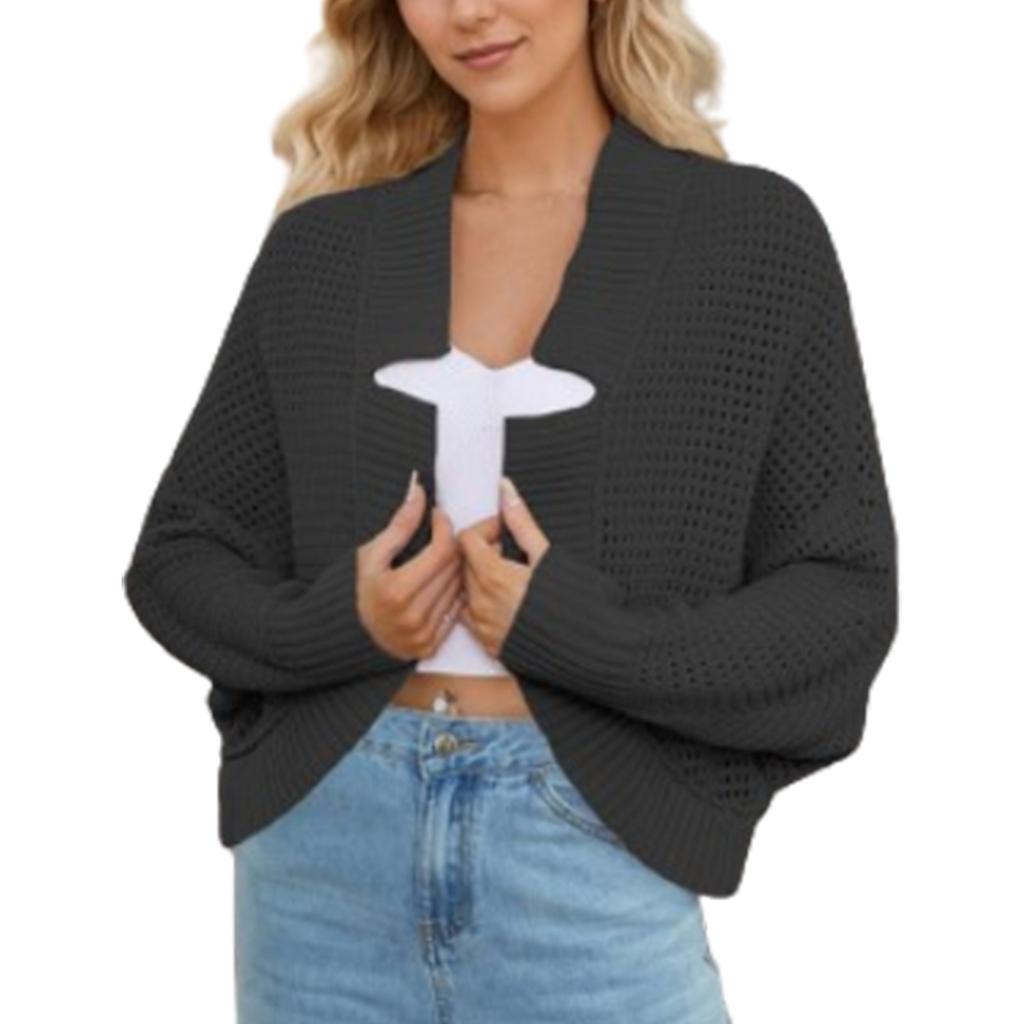 Women's Fashion Casual Comfortable Solid Color Cardigan Jacket