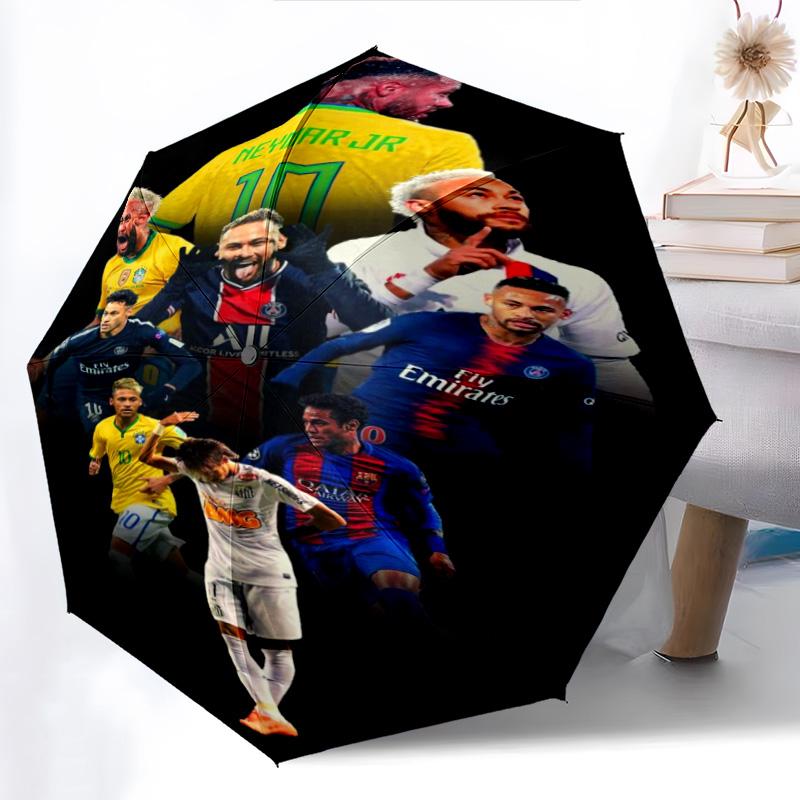 Legends Game: Messi's Journey Folding umbrella Umbrella 8 paraphenoid bones outdoor light printing