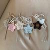 Stylish Five Point Star Bag Charm keyring Perfect For Gift Giving And Personal Use Available In Multiple Colors