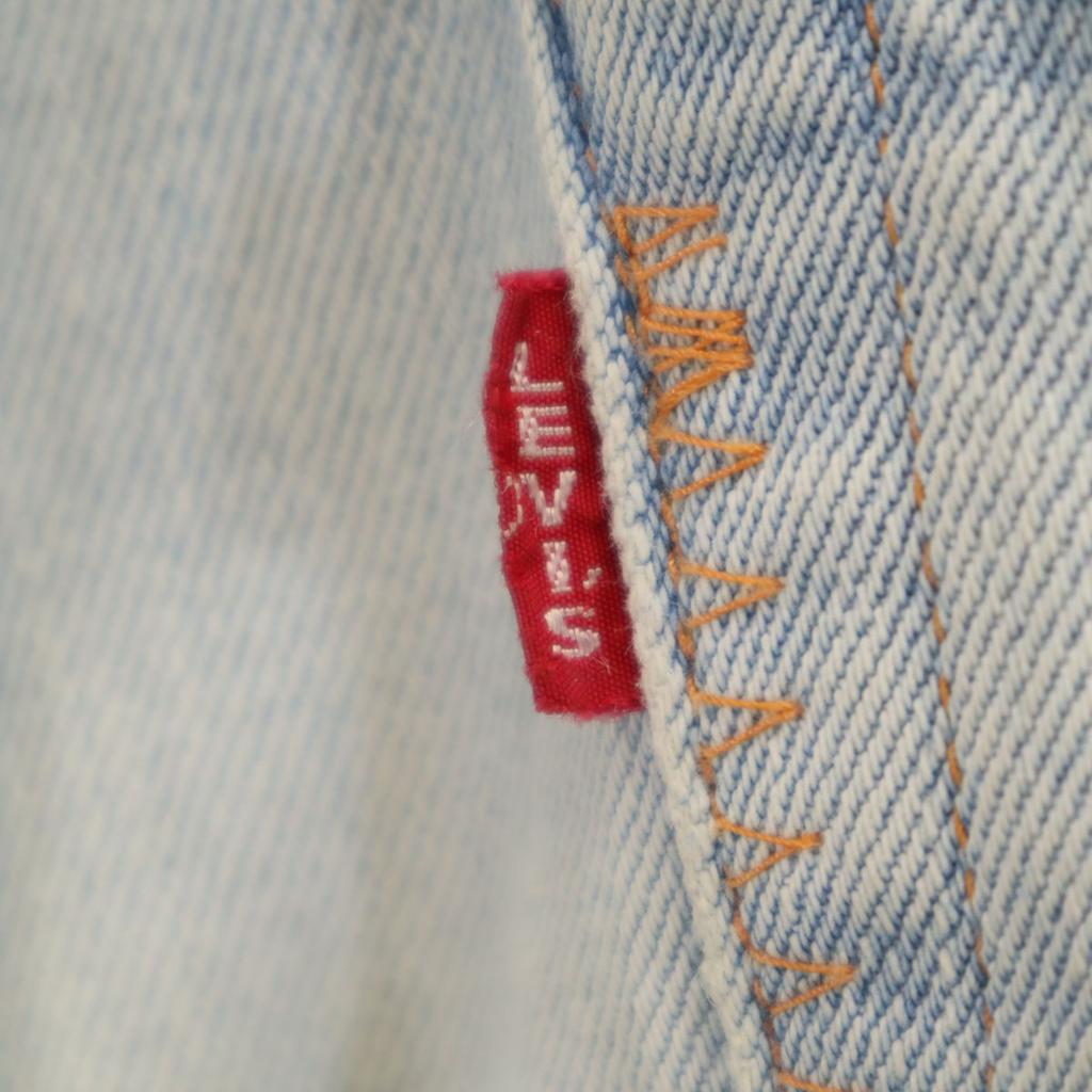 Levi's Big E Red Ear Denim pants w24 Blue Jeans with hidden rivets Women Used
