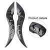 Carbon Fiber 3D Bull Sticker Car Roof Dragon for Horn Modification Auto Roof Decoration for Multiple Vehicle Types